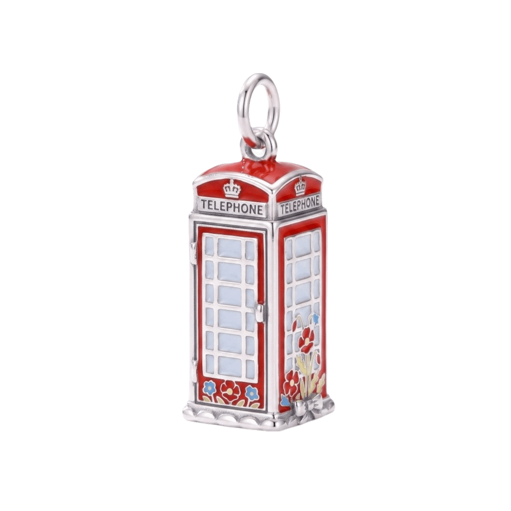 Jewelry Making London - Leuke roestvrijstalen cartoonhangers, Britse thema, miniatuur